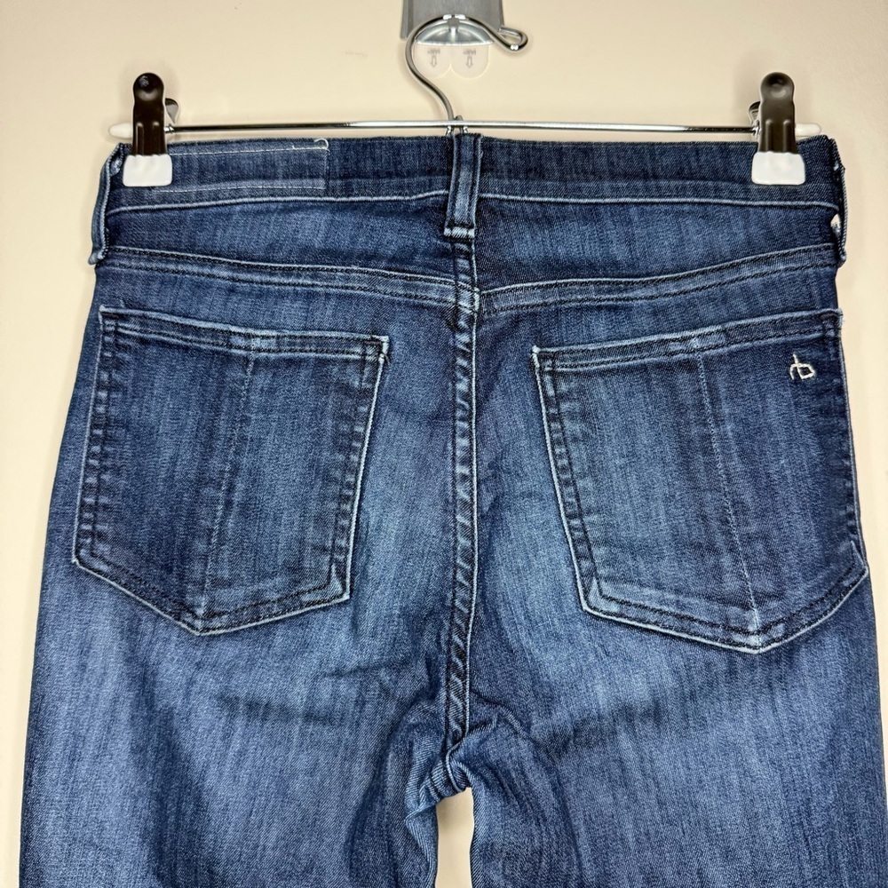 RAG&BONE High Rise Ankle Skinny Jeans in Tonal River Wash - Picture 9 of 13
